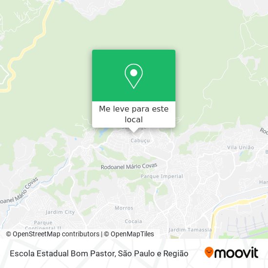Escola Estadual Bom Pastor mapa