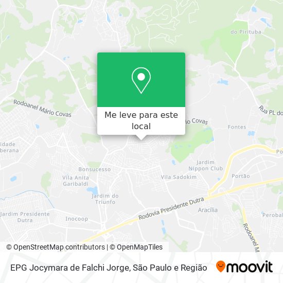 EPG Jocymara de Falchi Jorge mapa
