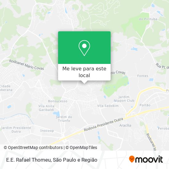 E.E. Rafael Thomeu mapa