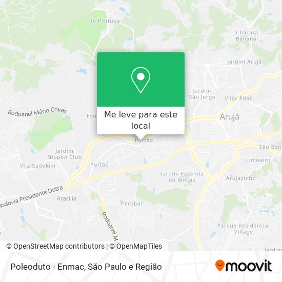 Poleoduto - Enmac mapa