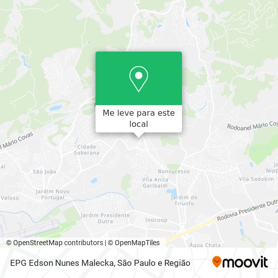 EPG Edson Nunes Malecka mapa