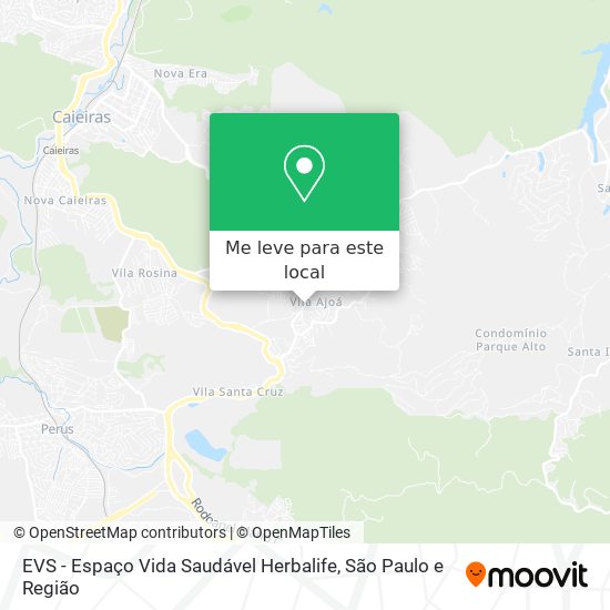 EVS - Espaço Vida Saudável Herbalife mapa