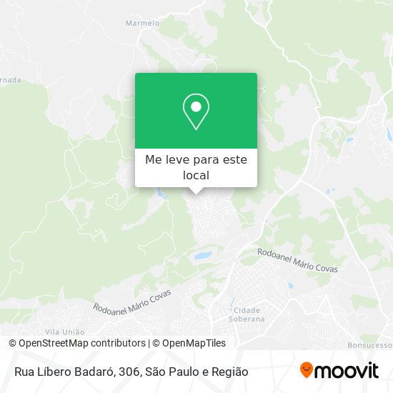 Rua Líbero Badaró, 306 mapa