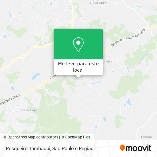 Pesqueiro Tambaqui mapa