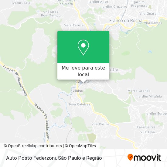 Auto Posto Federzoni mapa