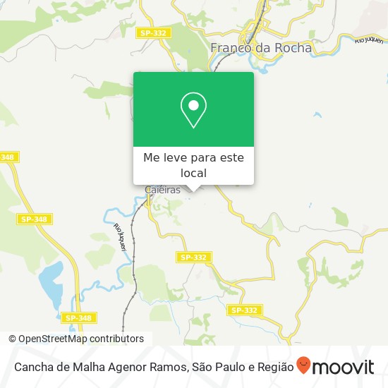 Cancha de Malha Agenor Ramos mapa