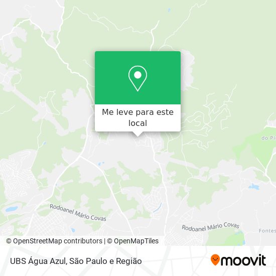 UBS Água Azul mapa