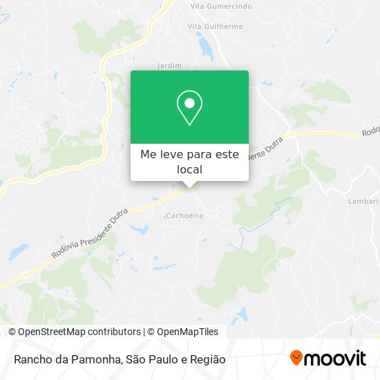 Rancho da Pamonha mapa
