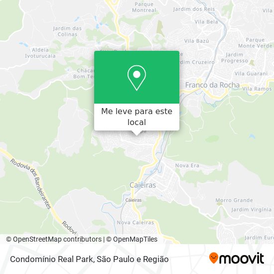 Condomínio Real Park mapa