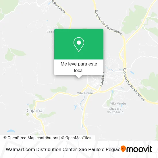 Walmart.com Distribution Center mapa