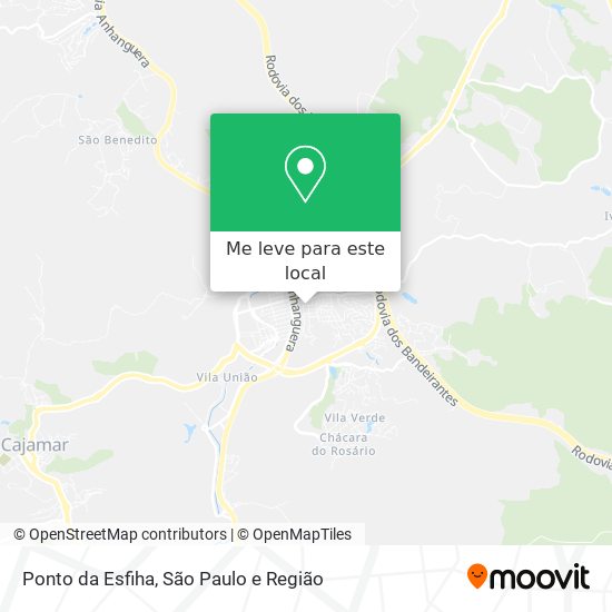 Ponto da Esfiha mapa