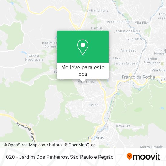 020 - Jardim Dos Pinheiros mapa