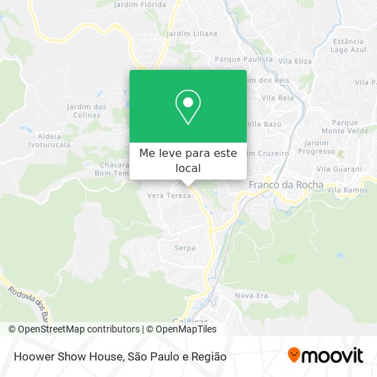Hoower Show House mapa