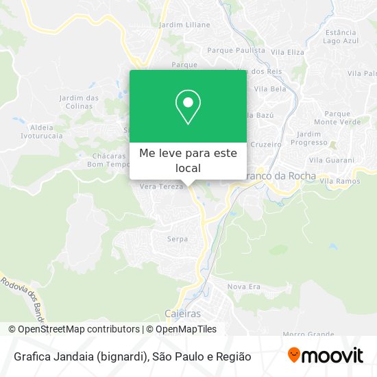 Grafica Jandaia (bignardi) mapa