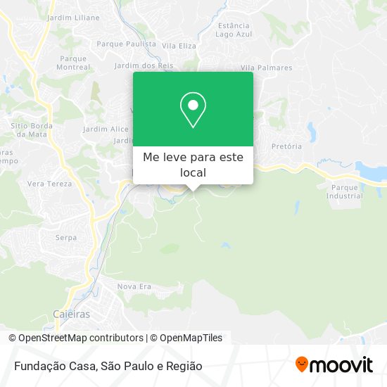 Fundação Casa mapa