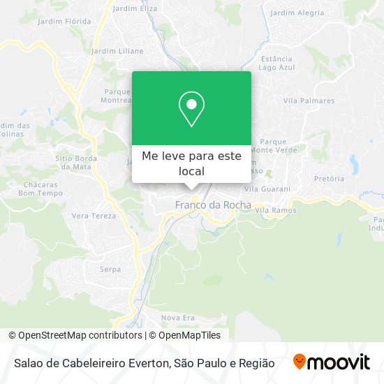 Salao de Cabeleireiro Everton mapa