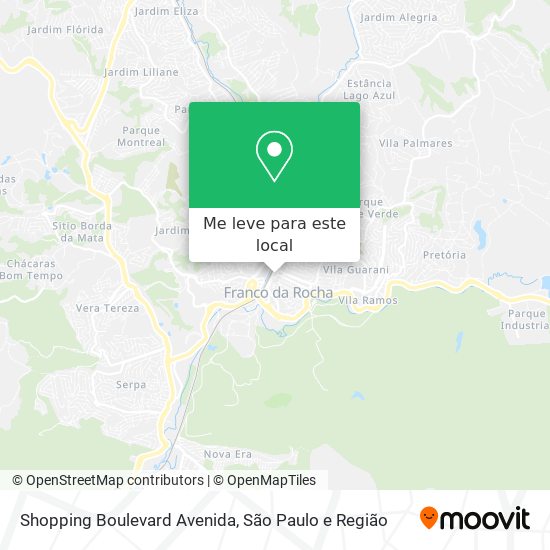 Shopping Boulevard Avenida mapa