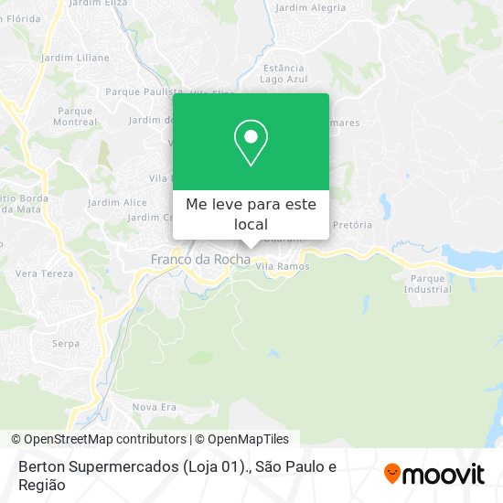 Berton Supermercados (Loja 01). mapa
