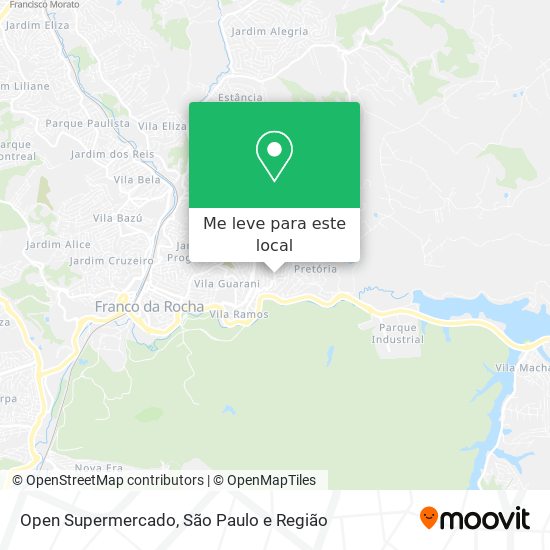 Open Supermercado mapa