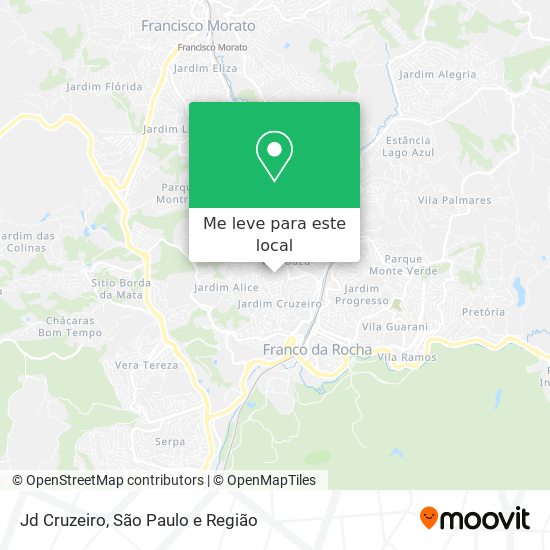 Jd Cruzeiro mapa