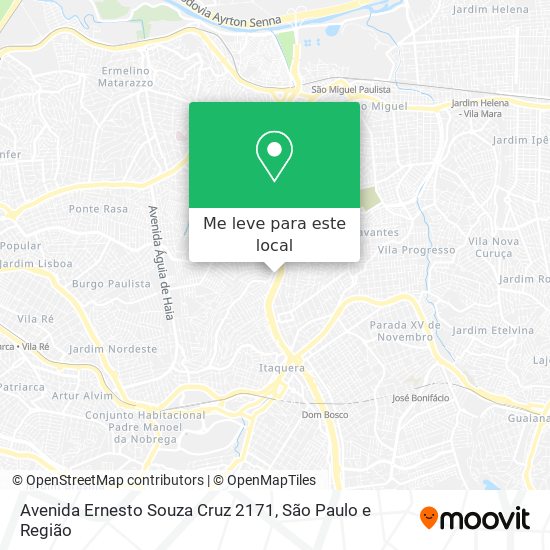 Avenida Ernesto Souza Cruz 2171 mapa