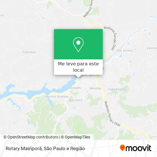 Rotary Mairiporã mapa
