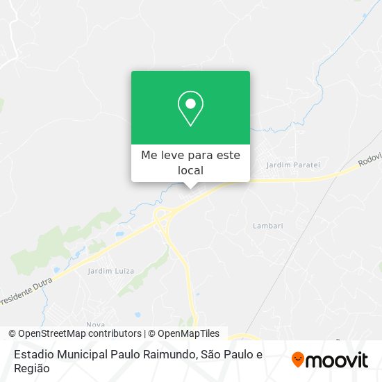 Estadio Municipal Paulo Raimundo mapa