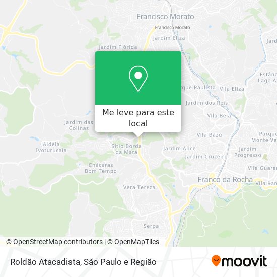 Roldão Atacadista mapa
