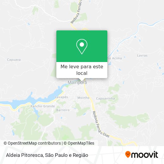 Aldeia Pitoresca mapa