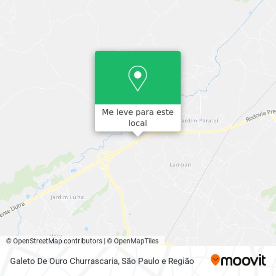 Galeto De Ouro Churrascaria mapa