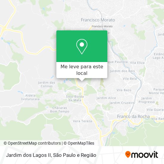 Jardim dos Lagos II mapa