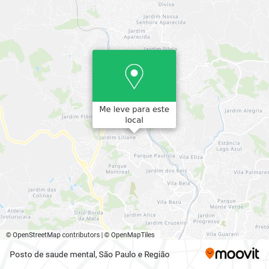 Posto de saude mental mapa