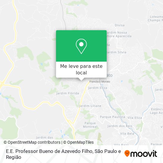 E.E. Professor Bueno de Azevedo Filho mapa