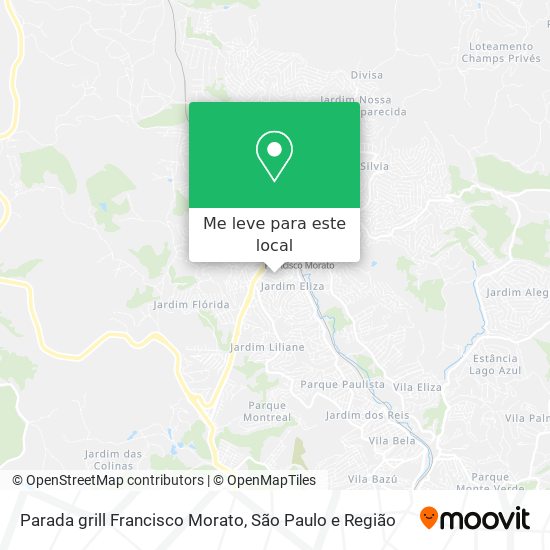 Parada grill Francisco Morato mapa