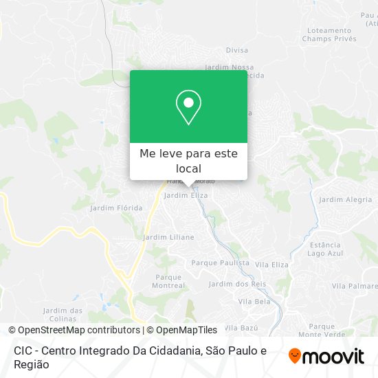CIC - Centro Integrado Da Cidadania mapa