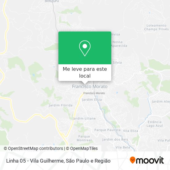 Linha 05 - Vila Guilherme mapa