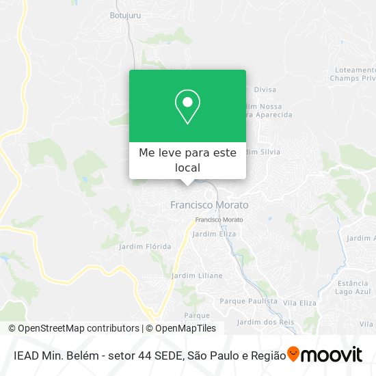 IEAD Min. Belém - setor 44 SEDE mapa
