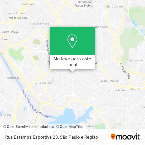 Rua Estampa Esportiva 23 mapa