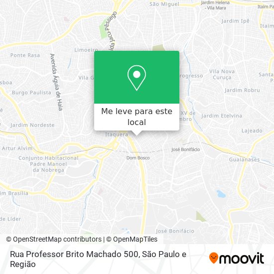 Rua Professor Brito Machado 500 mapa
