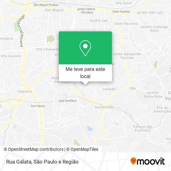 Rua Gálata mapa