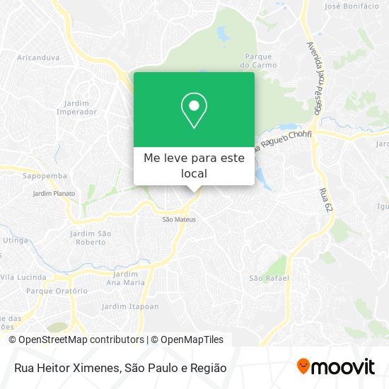 Rua Heitor Ximenes mapa