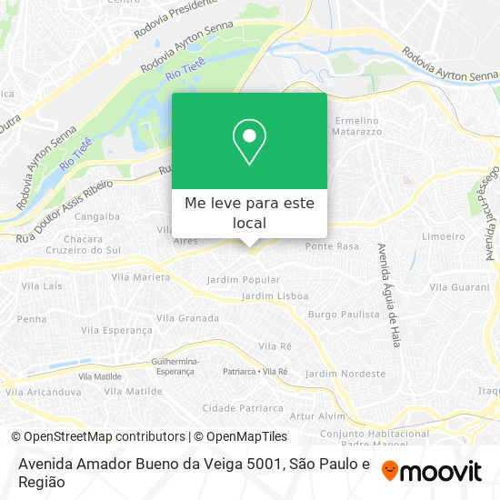 Avenida Amador Bueno da Veiga 5001 mapa