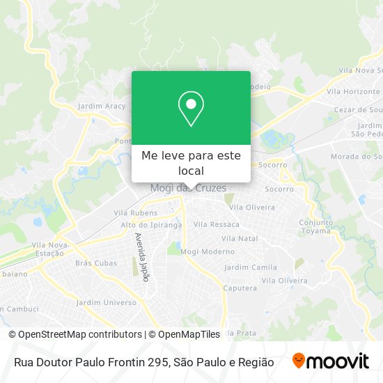 Rua Doutor Paulo Frontin 295 mapa