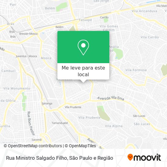 Rua Ministro Salgado Filho mapa