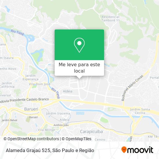 Alameda Grajaú 525 mapa