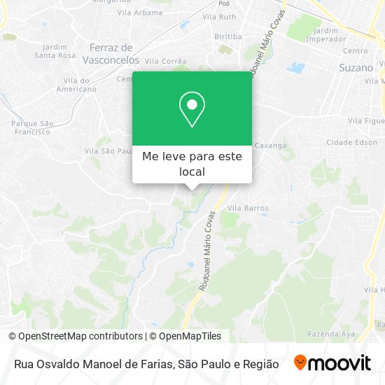 Rua Osvaldo Manoel de Farias mapa