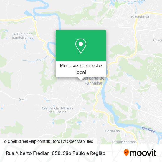Rua Alberto Frediani 858 mapa