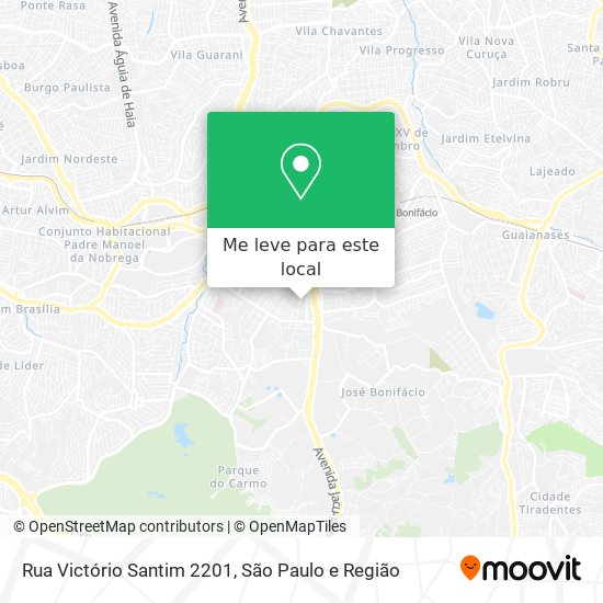 Rua Victório Santim 2201 mapa