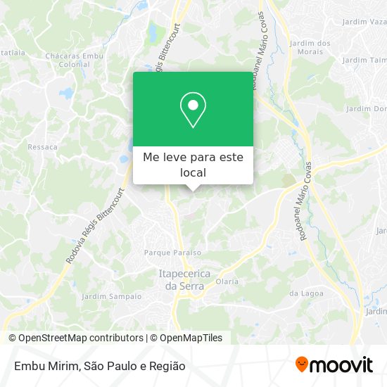 Embu Mirim mapa