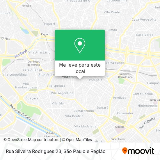 Rua Silveira Rodrigues 23 mapa